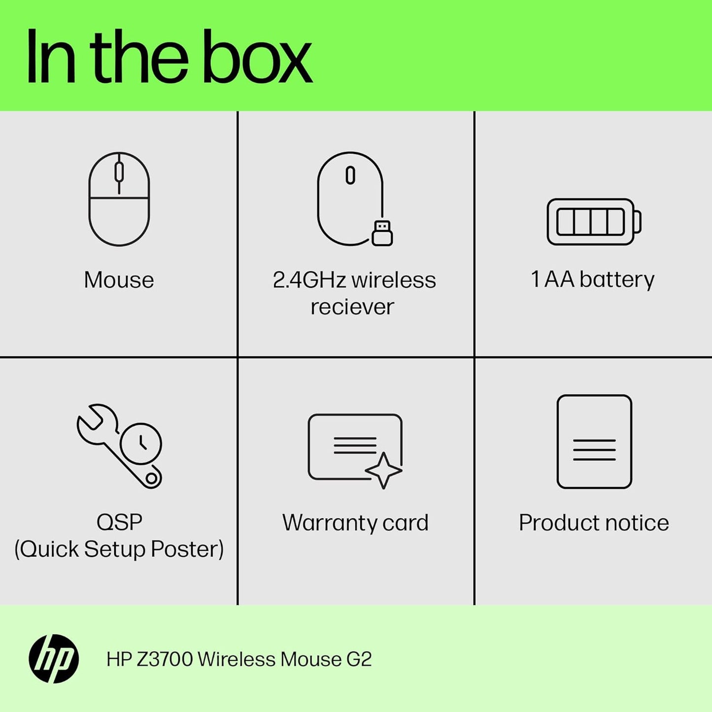 HP Z3700 G2 Wireless Mouse Oil Slick