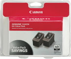 Canon 0615B013 PG-40 Black Twin Pack Ink
