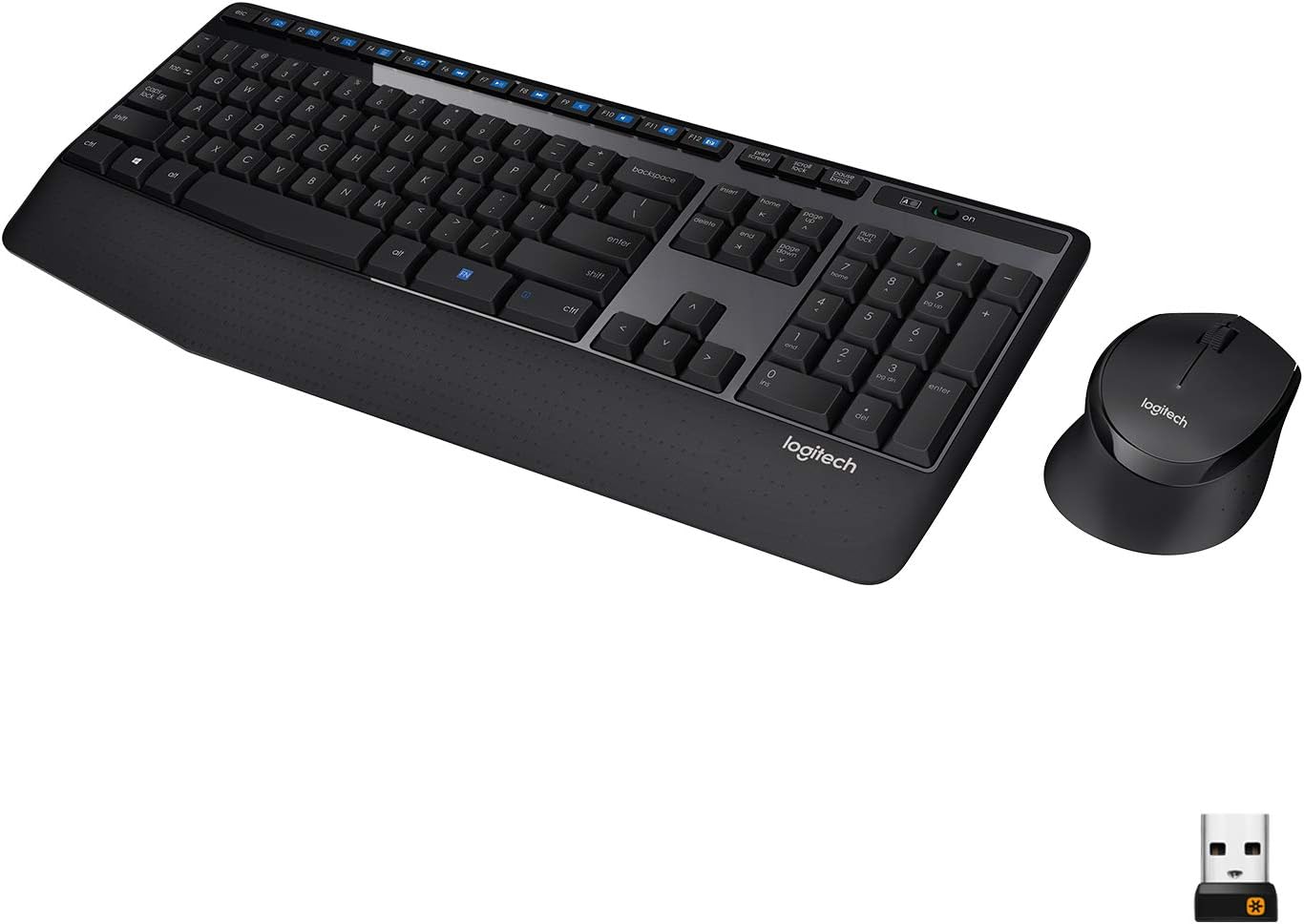 Logitech MK345 Wireless Keyboard and Mouse Renewed Combo