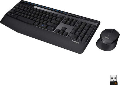 Logitech MK345 Wireless Keyboard and Mouse Renewed Combo