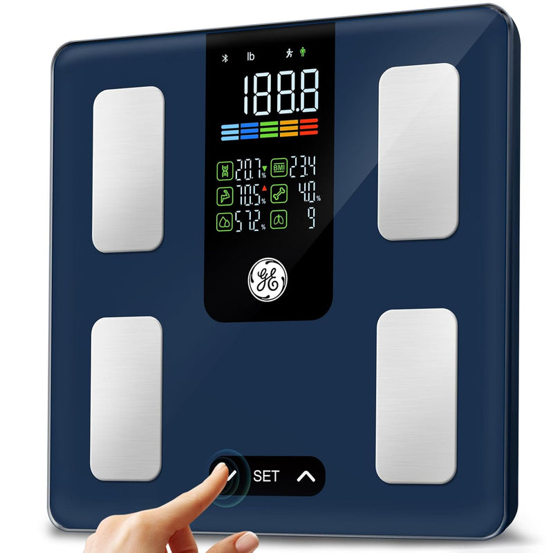 GE Smart Scale BMI Muscle Mass Digital Bathroom Scale — main product image