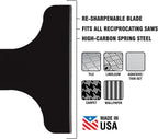 Spyder 154 Reciprocating Saw Scraper Tool Multi-Pack