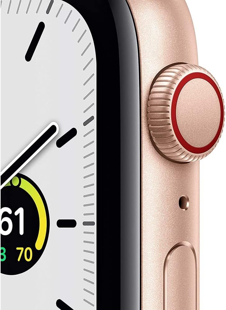 Apple Series SE 44mm Gold Aluminum Watch GPS + Cellular Renewed