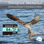 EDYAN 64GB microSDXC Card with V30 4K Video Recording