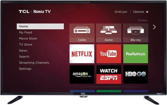TCL 40FS3750 40-Inch Roku Smart LED TV - Renewed