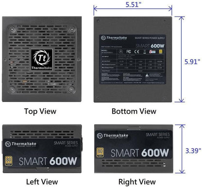Thermaltake PS-TPD-0600NNFAGU-2 Toughpower GX2 600W 80+ Gold PSU