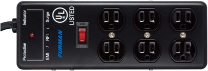 Furman SS6B Power Conditioner Surge Suppressor 6 Outlet
