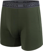 Spyder Mens Boxer Briefs 5 Pack Poly Spandex Performance Underwear