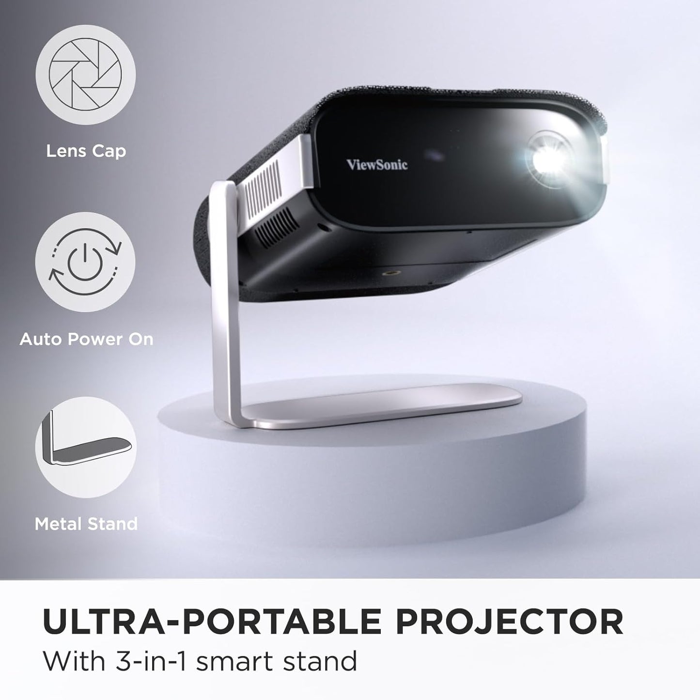 ViewSonic M1X Portable LED Projector Smart Stand