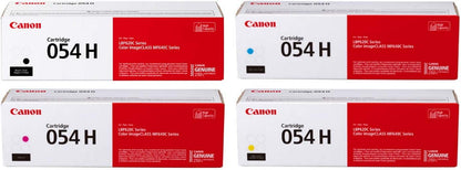 Canon CRG054HYCMYK Genuine 054 High Yield Toner Set - 4 Color