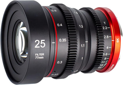 Meike 25mm T2.2 APS-C Cine Lens Canon RF