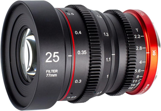 Meike 25mm T2.2 APS-C Cine Lens Canon RF