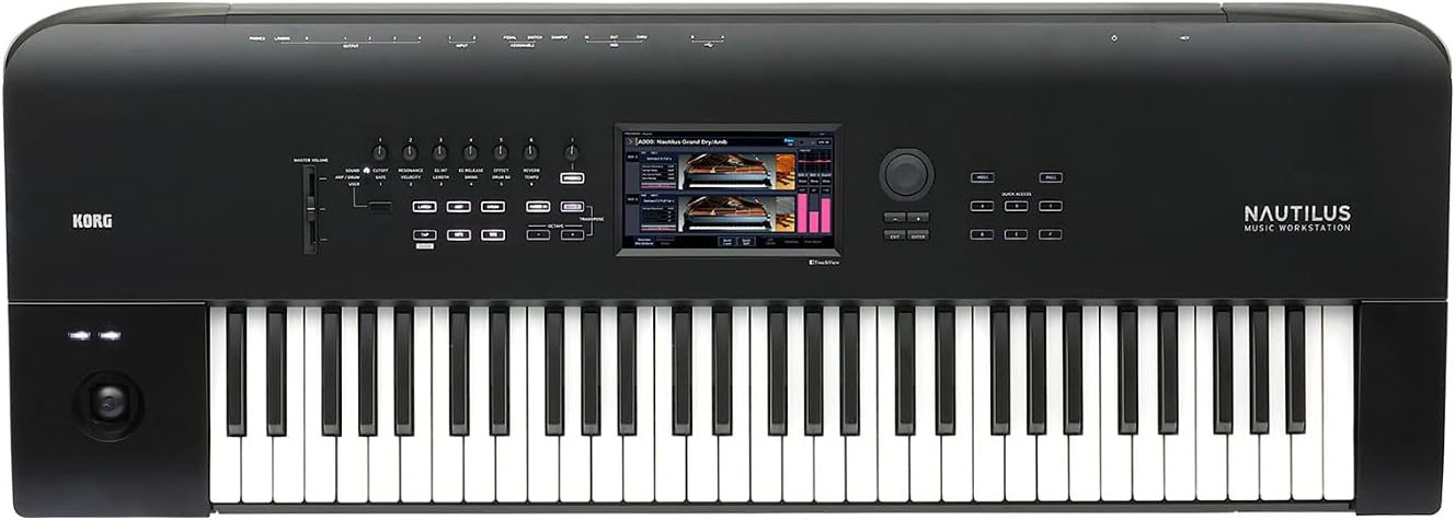 Korg NAUTILUS61 Workstation Keyboard Black Synth