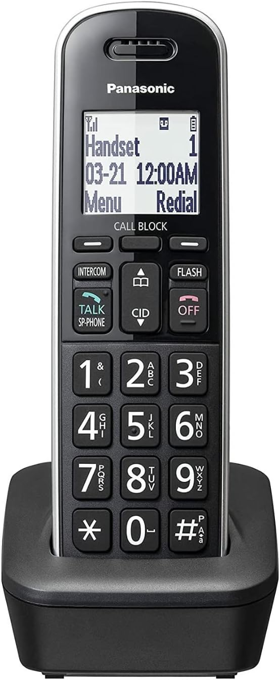 Panasonic KX-TGB852B Corded/Cordless Phone System with Answering Machine