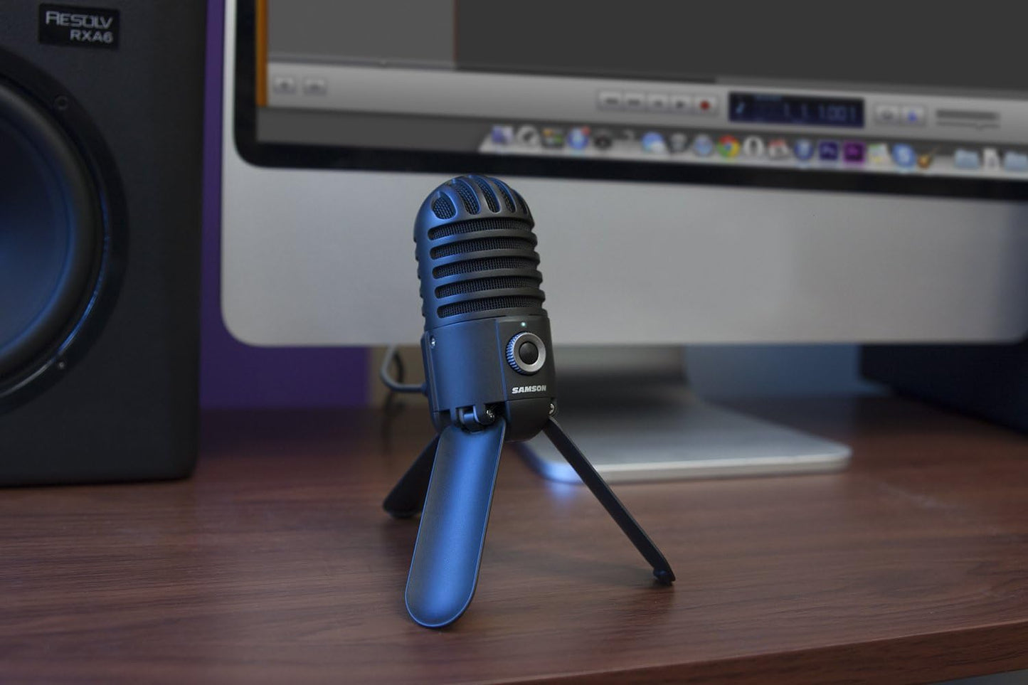 Samson SAMTRTB Meteor Mic USB Studio Microphone Titanium Black
