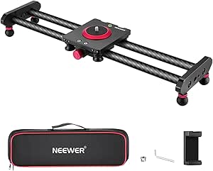 Neewer 10100652 Carbon Fiber Camera Slider 16"/40cm