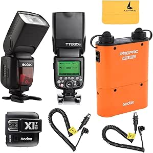 Godox 2x TT685C + PB960 + X1C-T E-TTL Camera Flash Kit for Canon