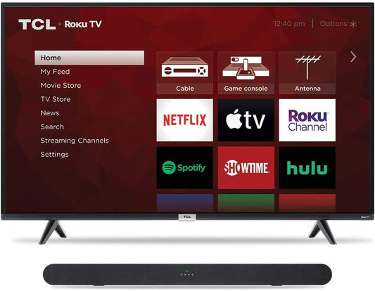TCL Alto 9+ 43-Inch TV & Alto 6 Sound Bar Combo