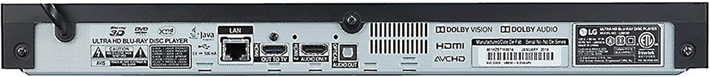 LG UBKM9 Region-Free 4K UHD Blu-ray Player