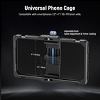 Neewer PA009E Phone Cage Video Rig with RGB Light Mic