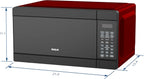 RCA RMW1132-RED 1.1 cu. ft. 1000W Countertop Microwave