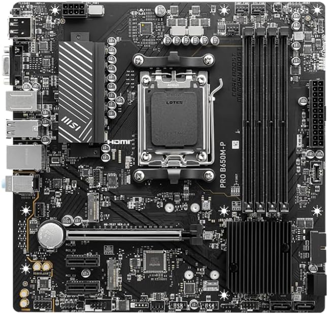 MSI PROB650M-P ProSeries AMD Ryzen Motherboard - DDR5, AM5