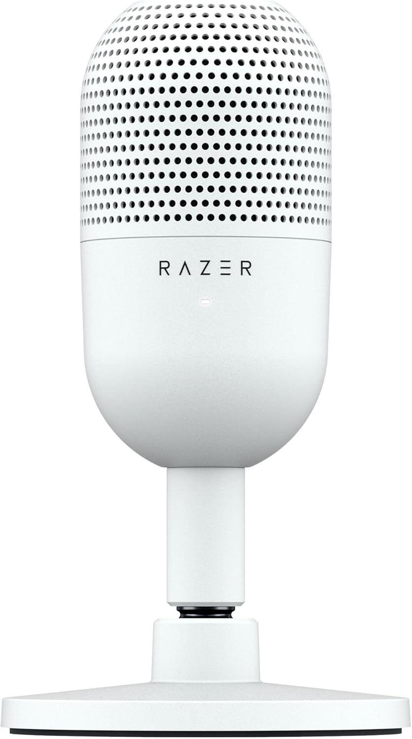 Razer RZ19-05050300-R3U1 Seiren V3 Mini: USB Condenser Microphone - White