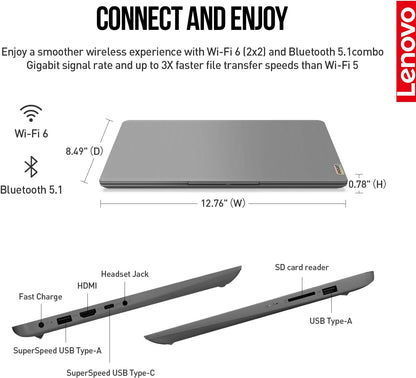 Lenovo IdeaPad 3i 14" FHD Student Business Laptop
