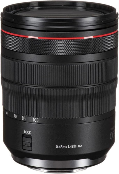 Canon 2963C002 RF 24-105mm f/4L IS USM Lens Kit (Renewed)
