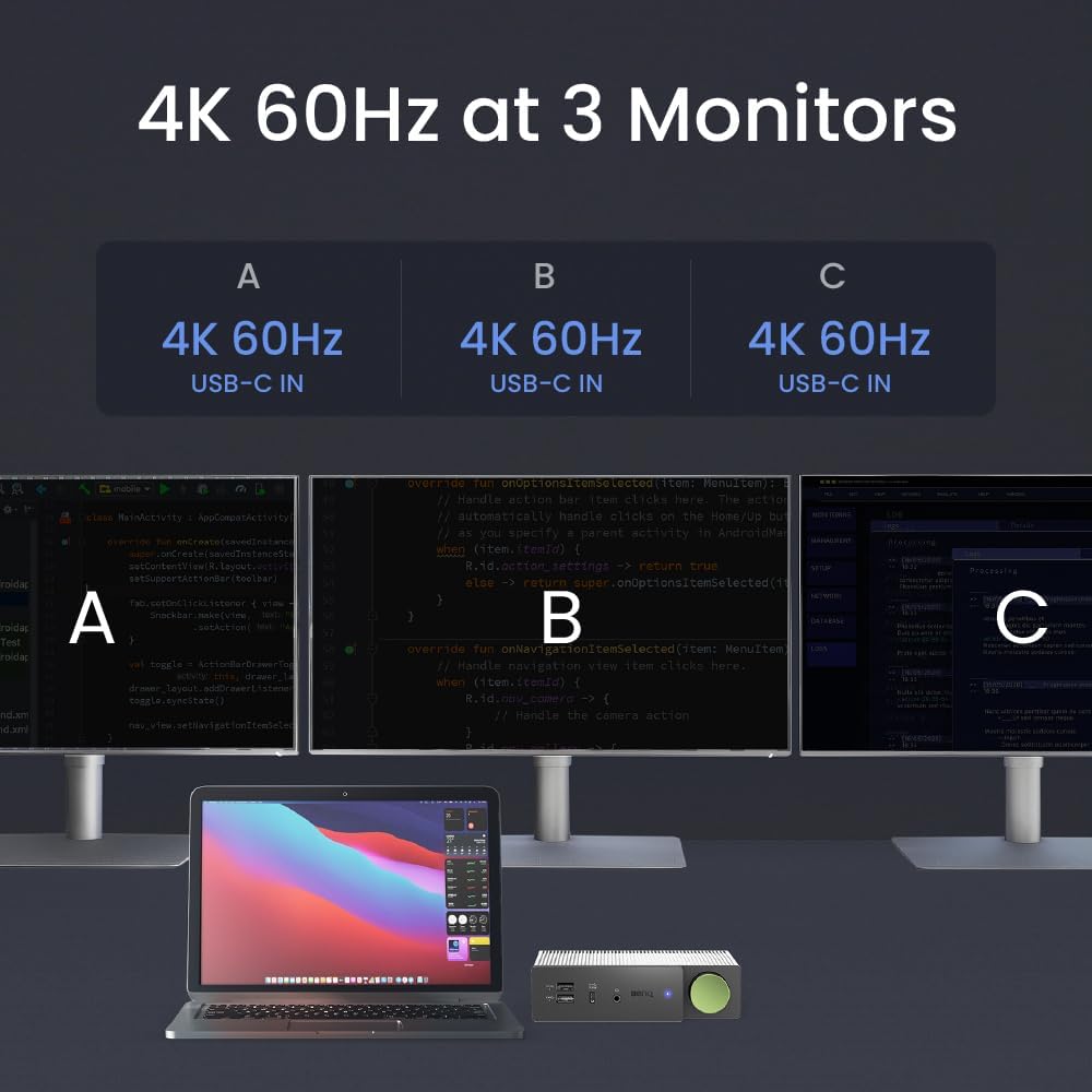 BenQ DP1310 USB-C Docking Station 4K Triple Display