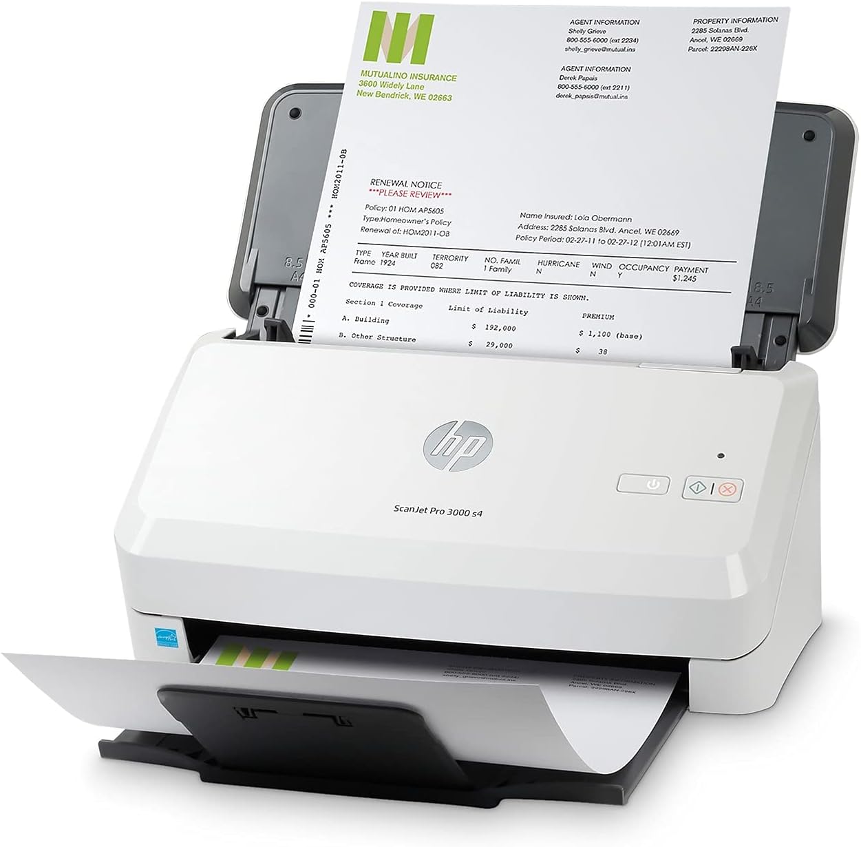 HP Pro 3000 s4 ScanJet 40ppm Duplex Scanner