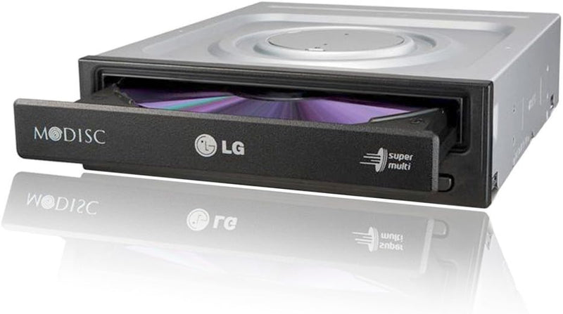 LG GH24NSB0 24x SATA Internal DVD RW Writer Black — main product image
