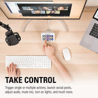 Elgato 20GBA9901-wt Stream Deck MK.2 White Studio Controller