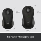Logitech 910-007238 Signature M550L Wireless Mouse - Black