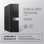 Dell 7040-SFF-AX200 OptiPlex i5 WiFi Desktop (Renewed)
