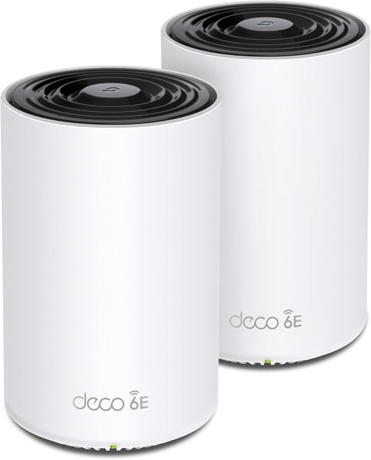 TP-Link Deco XE70 Pro(2-pack) AXE4900 Tri-Band WiFi 6E Mesh System