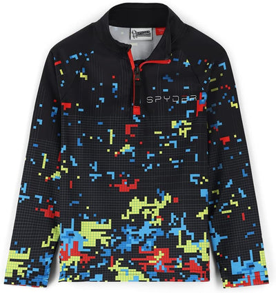Spyder 226085 Little Boys Digital Half Zip T-Neck