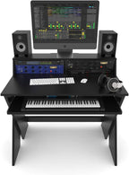 Glorious AMS-SOUND-DESK-COM-BLK Sound Desk Compact Studio Workstation - Black