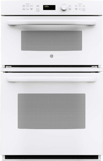 GE JK3800DHWW 27" Built-In Combo Microwave Wall Oven - White