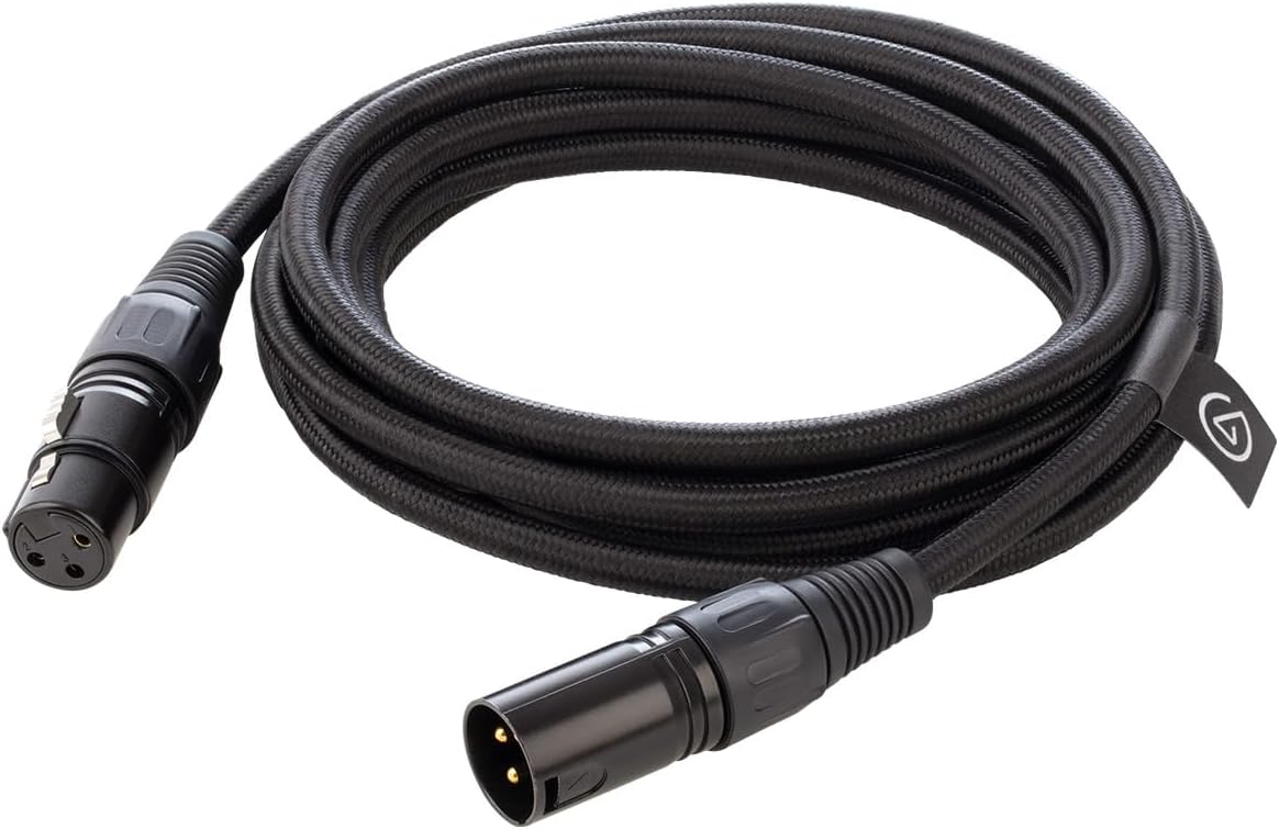 Elgato 20CAL9901 XLR Microphone Cable 10ft Shielded Cord
