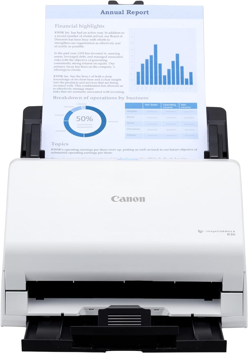 Canon imageFORMULA R30 Office Document Scanner — main product image