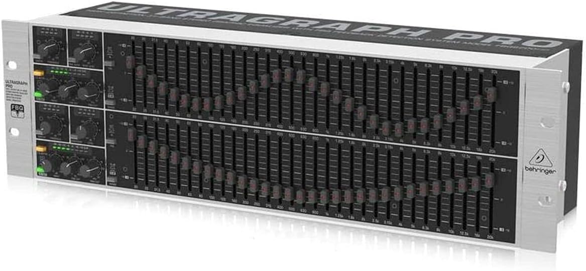 Behringer FBQ6200HD Dual 31-Band Equalizer Feedback Detection