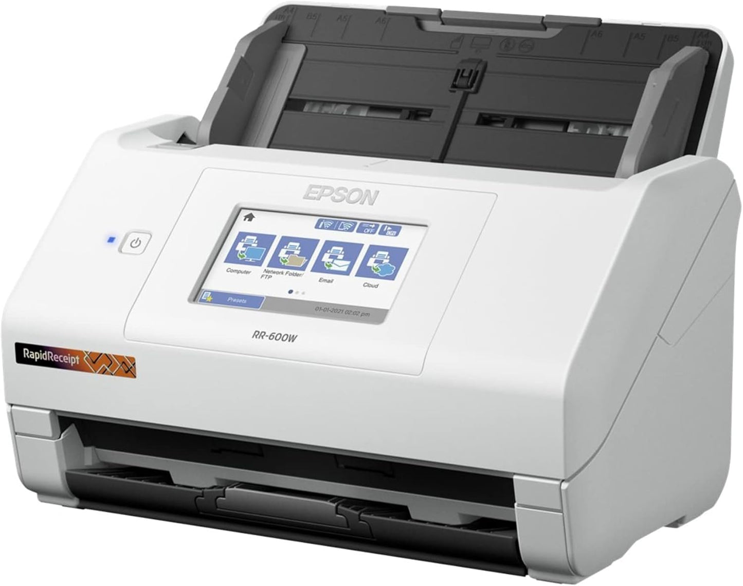 Epson B11B258202 RapidReceipt RR-600W Wireless Desktop Scanner