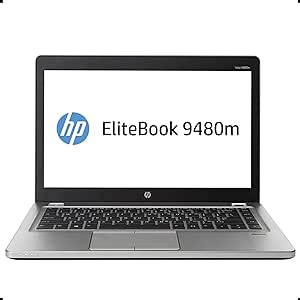 HP EliteBook Folio 9480m i5 SSD Renewed Business Laptop