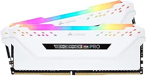 Corsair CMW16GX4M2A2666C16W Vengeance RGB PRO 16GB DDR4 2666MHz - White — main product image