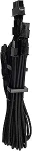 Corsair CP-8920250 Premium Sleeved PCIe Cables Black