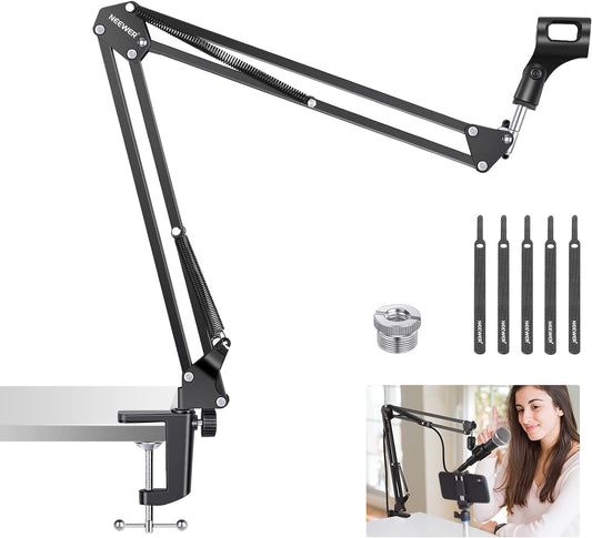 Neewer 40063970 Suspension Boom Scissor Mic Arm Stand