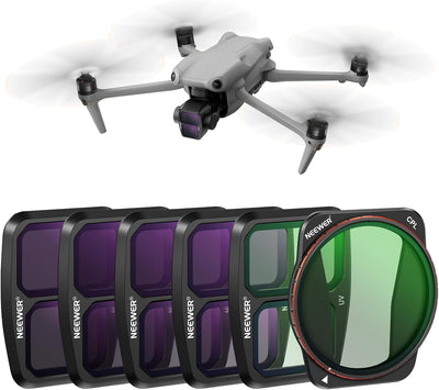 Neewer FL-A25: ND CPL UV Filter Set for DJI Air 3 (6 Pack)