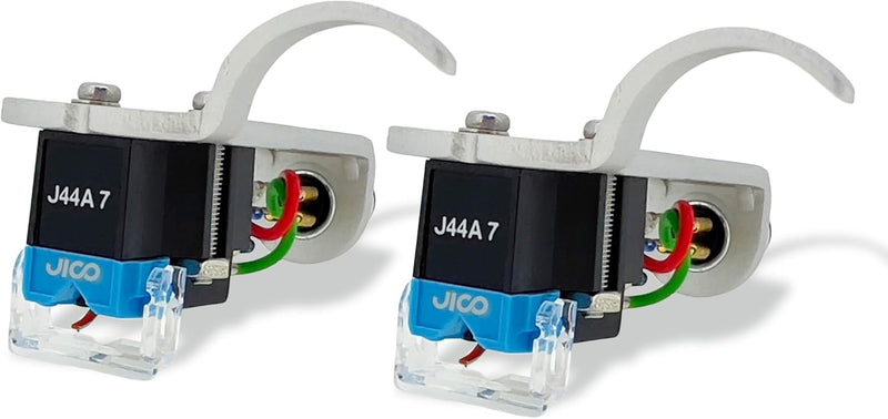 Jico J-AAC0835 DJ Cartridge Silver Headshell 2-Pack — main product image