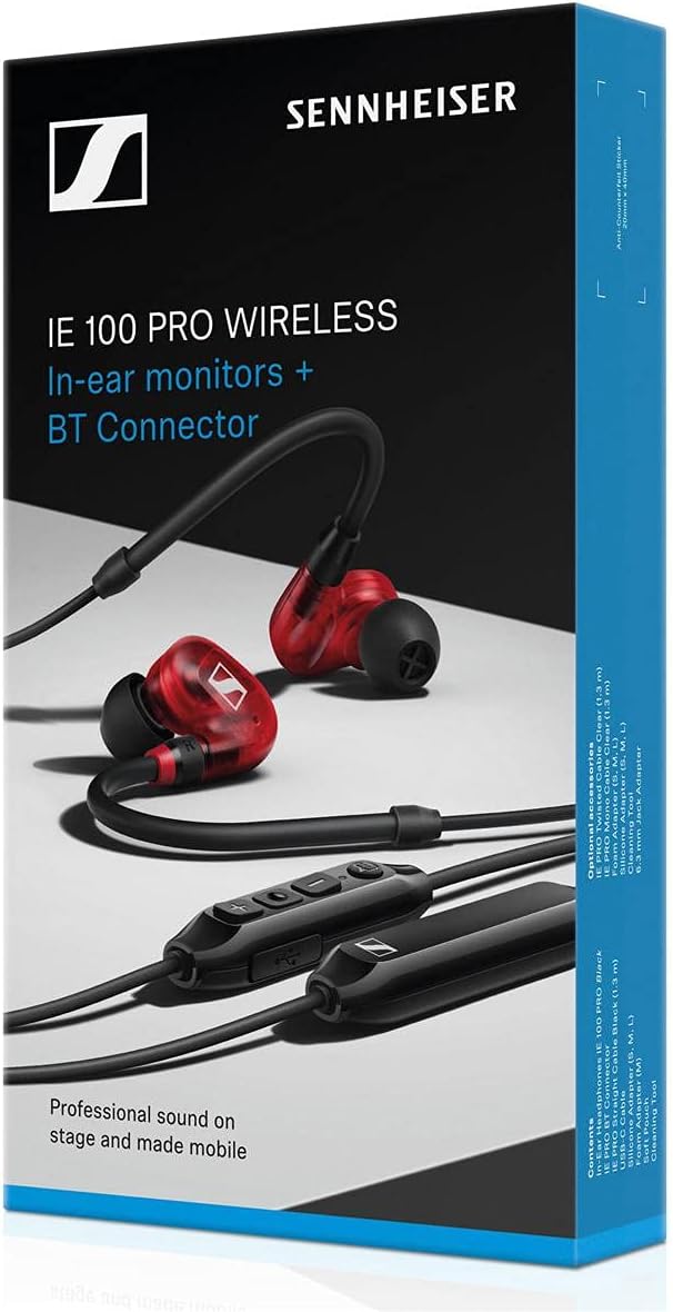 Sennheiser 509173 IE 100 PRO Red Wireless In-Ear Monitor